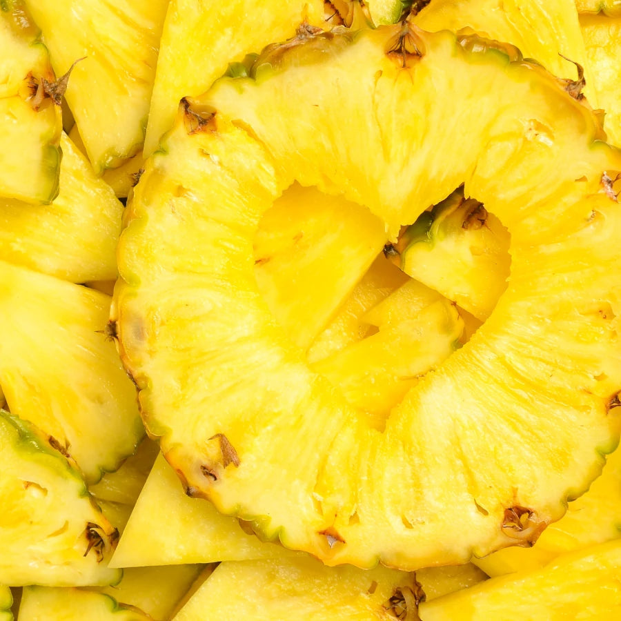 Homemade Beeswax Wax Melts - Golden Pineapple Paradise (6-pack)